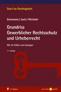 Grundriss Gewerblicher Rechtsschutz und Urheberrecht_cover