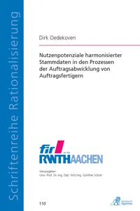 Nutzenpotenziale harmonisierter Stammdaten in den_cover