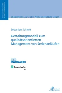 Gestaltungsmodell zum qualitätsorientierten Management von Serienanläufen_cover