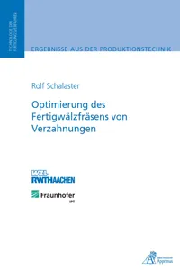 Optimierung des Fertigwälzfräsens von Verzahnungen_cover