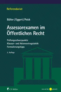 Assessorexamen im Öffentlichen Recht_cover