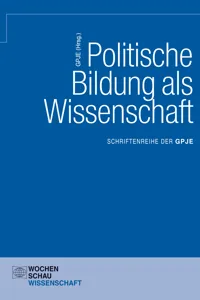 Politische Bildung als Wissenschaft_cover