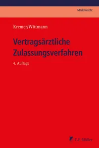 Vertragsärztliche Zulassungsverfahren, eBook_cover