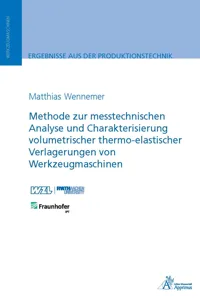 Methode zur messtechnischen Analyse und Charakterisierung_cover