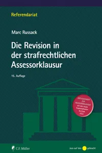 Die Revision in der strafrechtlichen Assessorklausur_cover