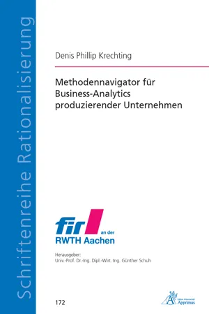 Methodennavigator für Business-Analytics produzierender Unternehmen