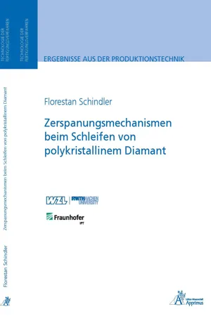 Zerspanungsmechanismen beim Schleifen von polykristallinem Diamant