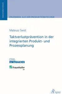 Taktverlustprävention in der integrierten Produkt- und Prozessplanung_cover