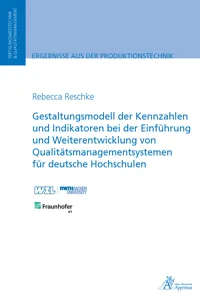 Gestaltungsmodell der Kennzahlen und Indikatoren bei der Einführung und_cover