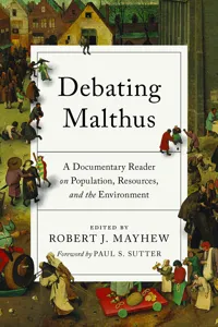 Debating Malthus_cover