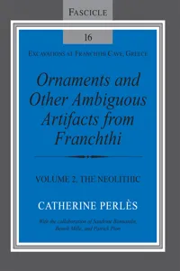Ornaments and Other Ambiguous Artifacts from Franchthi_cover