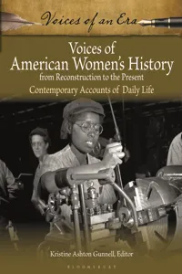 Voices of American Women's History from Reconstruction to the Present_cover