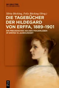 Die Tagebücher der Hildegard von Erffa, 1889–1900_cover