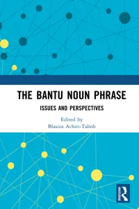 The Bantu Noun Phrase_cover