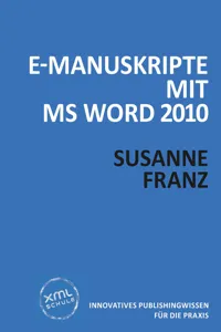 E-Manuskripte mit MS Word 2010_cover