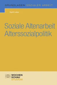 Soziale Altenarbeit Alterssozialpolitik_cover