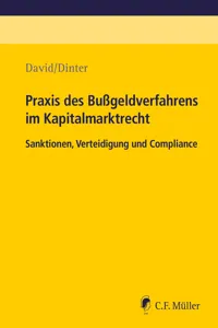 Praxis des Bußgeldverfahrens im Kapitalmarktrecht_cover