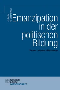 Emanzipation in der politischen Bildung_cover