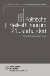 Politische Urteilsbildung im 21. Jahrhundert_cover