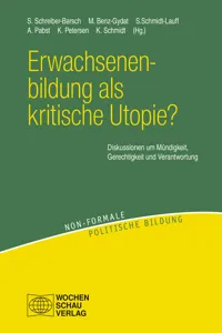 Erwachsenenbildung als kritische Utopie?_cover