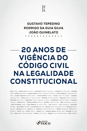 20 Anos de Vigência do Código Civil na Legalidade Constitucional