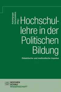 Hochschullehre in der Politischen Bildung_cover