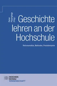 Geschichte lehren an der Hochschule_cover