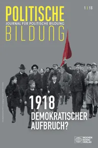 1918 - neue Weltordnung und demokratischer Aufbruch?_cover