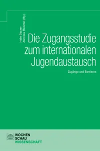 Die Zugangsstudie zum internationalen Jugendaustausch_cover