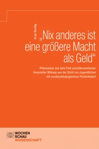 "Nix anderes ist eine größere Macht als Geld"_cover