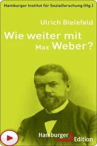 Wie weiter mit Max Weber?_cover