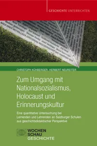 Zum Umgang mit Nationalsozialismus, Holocaust und Erinnerungskultur_cover