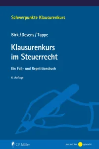 Klausurenkurs im Steuerrecht_cover