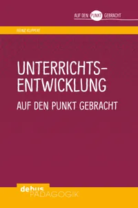 Unterrichtsentwicklung auf den Punkt gebracht_cover