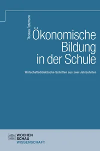 Ökonomische Bildung in der Schule_cover