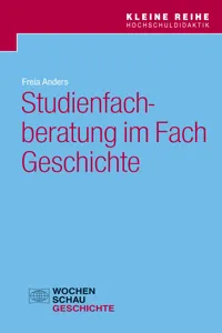 Studienfachberatung im Fach Geschichte_cover