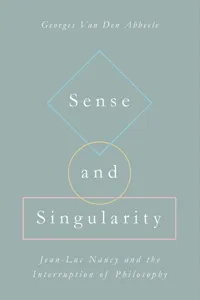 Sense and Singularity_cover
