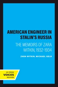 An American Engineer in Stalin's Russia_cover