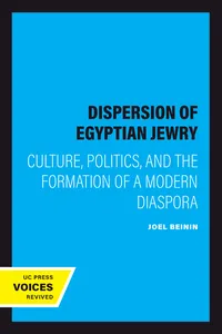 The Dispersion of Egyptian Jewry_cover