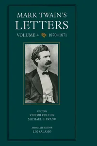 Mark Twain's Letters, Volume 4_cover