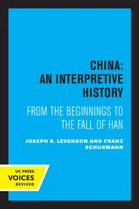 China: An Interpretive History_cover