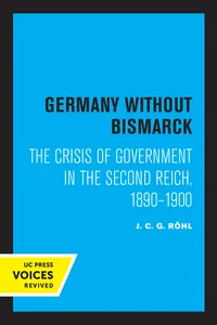 Germany without Bismarck_cover