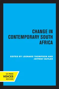 Change in Contemporary South Africa_cover