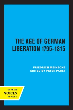 The Age of German Liberation 1795-1815