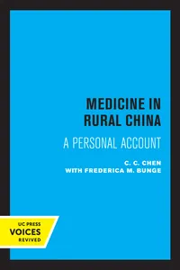 Medicine in Rural China_cover