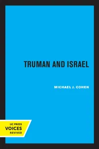 Truman and Israel_cover