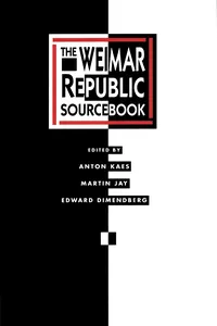 The Weimar Republic Sourcebook_cover