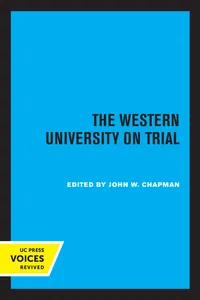 The Western University on Trial_cover