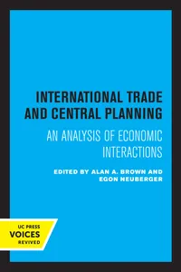 International Trade and Central Planning_cover