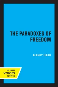 The Paradoxes of Freedom_cover